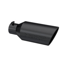 Load image into Gallery viewer, MBRP Exhaust Tip. 7in. O.D. Rolled End. 4in. let 18in. length. BLK (T5126BLK)