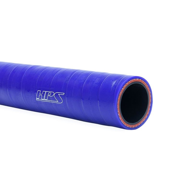 HPS Performance 7/8in Oil Resistant High Temperature Reinforced Silicone Hose Blue (FKM-5F-087-BLUE)