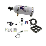 Nitrous Express Dry, Single Entry Billet Crossbar Plate System, 100-500Hp (4500 Flange) W/ 10Lb Bottle (66147-10)