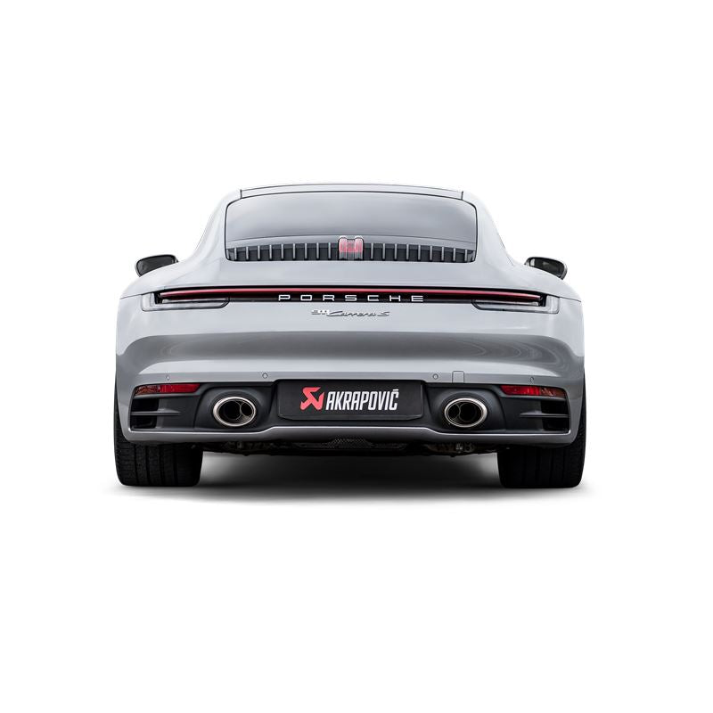 Akrapovic Slip-On Race Line Exhaust, Titanium for Porshce 911 (992) Carrera (S-PO/TI/14)