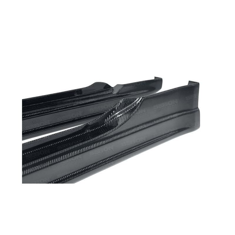 Seibon CW-style carbon fiber side skirt for 2002-2008 Nissan 350Z (SS0205NS350-CW)