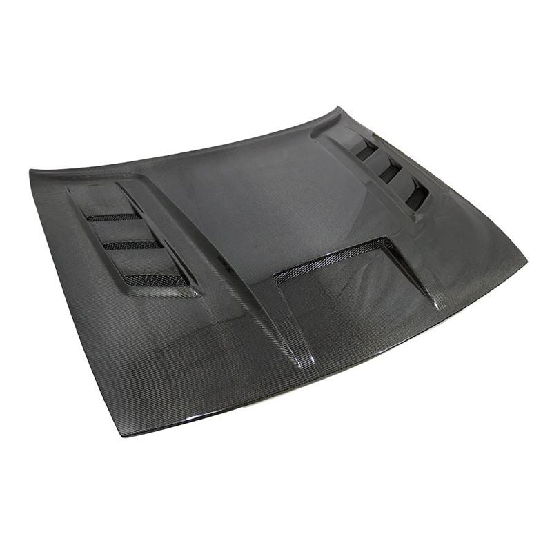 VIS Racing Carbon Fiber Hood Terminator Style for Dodge Challenger 2DR 2008-2021(09DGCHL2DTM-010C)