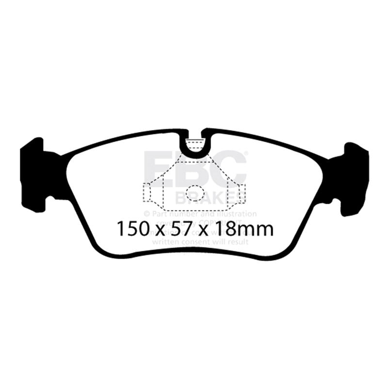 EBC Ultimax OEM Replacement Brake Pads (UD781)