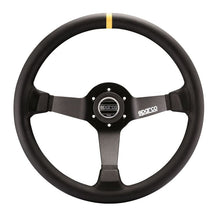 Load image into Gallery viewer, Sparco R325 Racing Steering Wheel, Black Suede (015R325CSN)