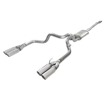 Load image into Gallery viewer, aFe Vulcan Series 3 IN 304 Stainless Steel Cat-Back Exhaust System w/ Polished Tips (49-34105-P)