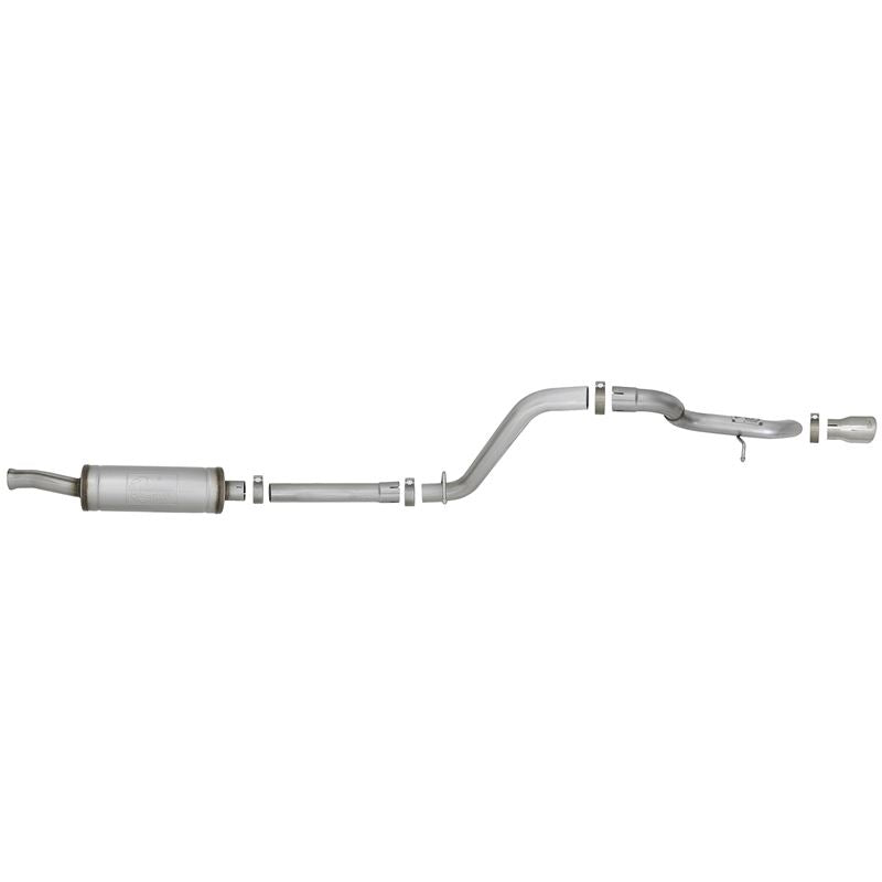 aFe MACH Force-Xp 2-1/2 IN 409 Stainless Steel Axle-Back Hi-Tuck Exhaust Polished (49-48075-P)