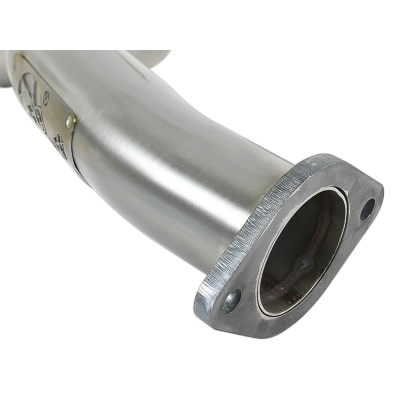 Takeda 2-1/2 IN 304 Stainless Steel Axle-Back Exhaust System w/ Carbon Fiber Tip (49-36133NM-C)