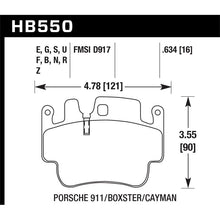 Load image into Gallery viewer, Hawk Performance DTC-70 Brake Pads (HB550U.634)