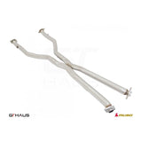 GTHAUS Musa Full Cat-Back Cat-Back LSR Pipe(Front + Mid Section); Stainless Steel (LE0713000)