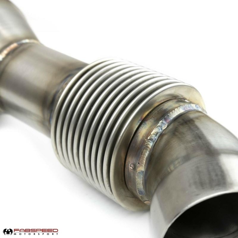 Fabspeed Toyota Supra 3.0L (A90) Sport Catalytic Converter Downpipe (20+) (FS.TOY.SUPRA.SC)