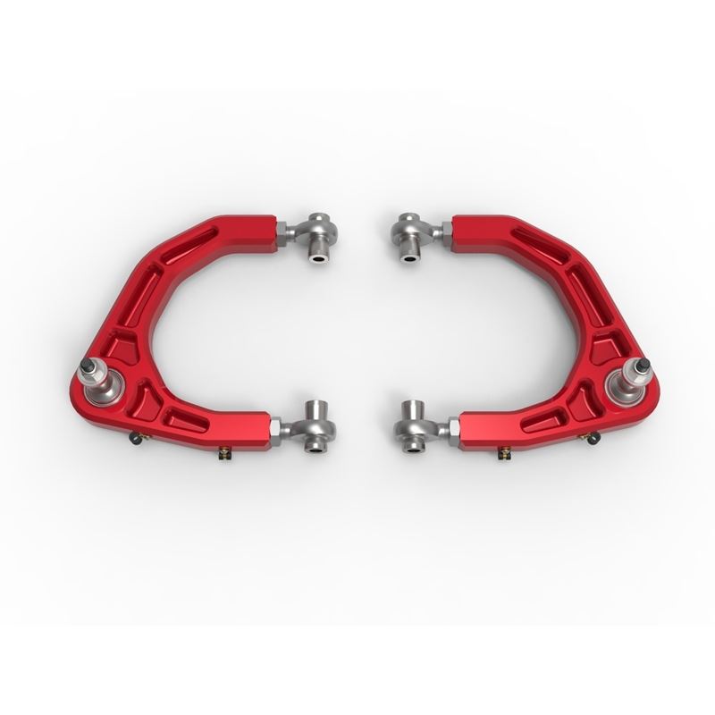 aFe Power Control Upper Control Arms - Red Anodized Billet Aluminum for 05-23 Toyota Tacoma (460-72T005-R)