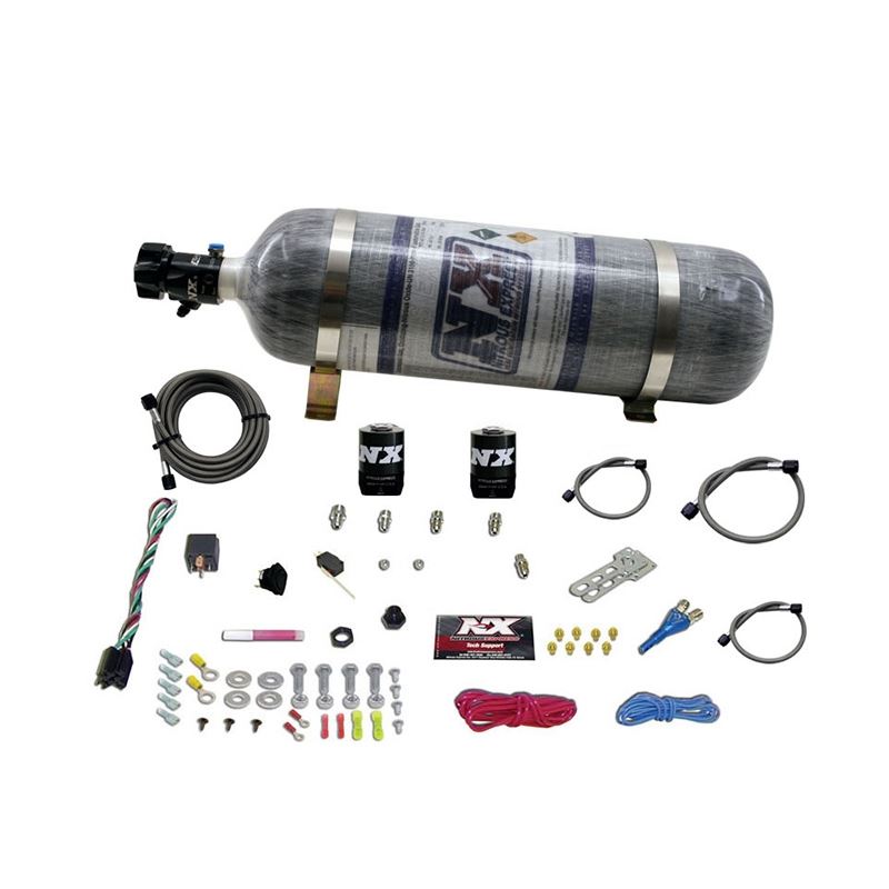 Nitrous Express All Ford EFI Single Nozzle Nitrous Kit w/Composite Bottle (20922-12)