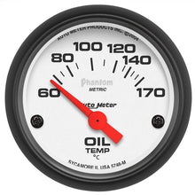 Load image into Gallery viewer, AutoMeter Phantom 2-1/16in 60-170 Deg F Electronic Oil Temperature Gauge (5748-M)