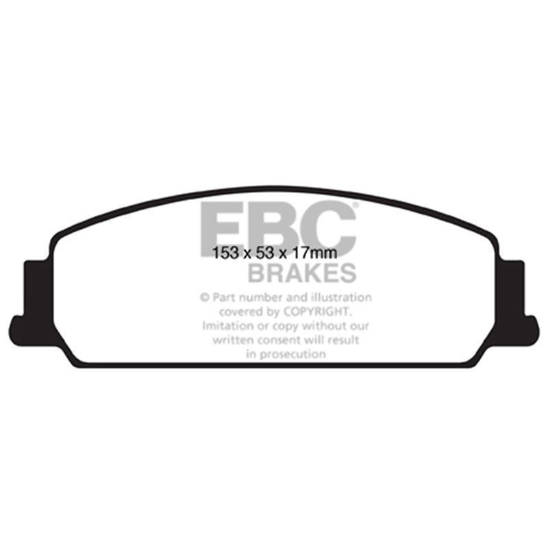 EBC Yellowstuff Street And Track Brake Pads (DP41833R)