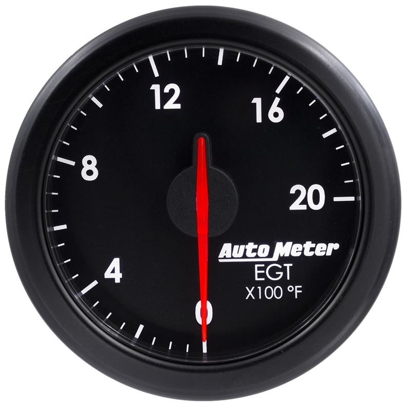 AutoMeter Airdrive 2-1/16in EGT Gauge 0-2000 Degrees F - Black (9145-T)