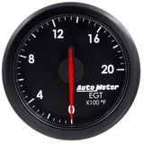 AutoMeter Airdrive 2-1/16in EGT Gauge 0-2000 Degrees F - Black (9145-T)