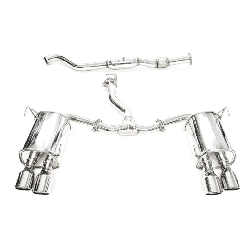 Invidia Q300 Rolled Stainless Steel Tip Cat-Back Exhaust for 2022+ Subaru WRX (HS22WRXG3S)