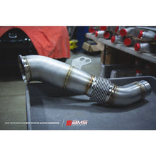 Load image into Gallery viewer, AMS Performance Toyota GR Supra Stainless Steel Race Downpipe (AMS.38.05.0001-1)