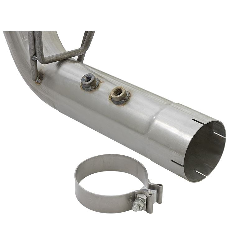 aFe ATLAS 4 IN Aluminized Steel DPF-Back Exhaust System w/ Polished Tip (49-04086-P)