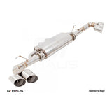 GTHAUS Meistershaft OE-C (Original Equipment Control) Exhaust; 4x102mm (Round Split); Stainless Steel (AU1231906)