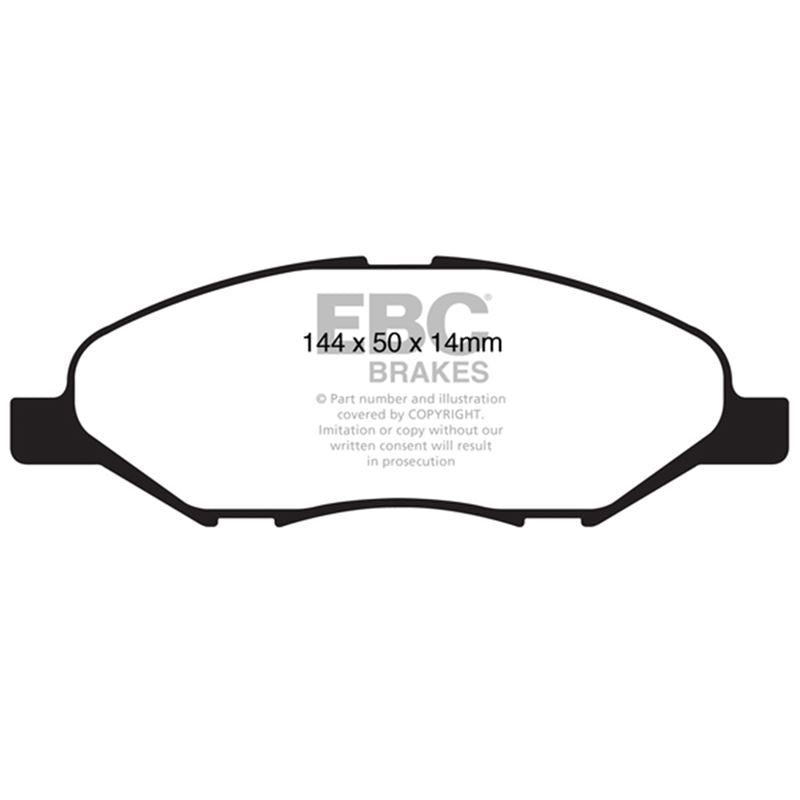 EBC Greenstuff 2000 Series Sport Brake Pads (DP21832)