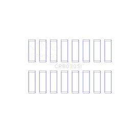 King Engine Bearings Connecting Rod Bearing Set for 1999-2004 Jeep Grand Cherokee (CR8030SI1.0)