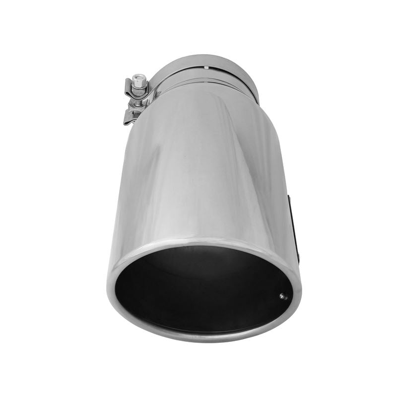 aFe MACH Force-Xp 304 Stainless Steel Clamp-on Exhaust Tip Polished Left Side Exit (49T50702-P15)