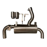 Active Autowerke BMW F3x 340i Rear Exhaust with brushed tips (11-115F)