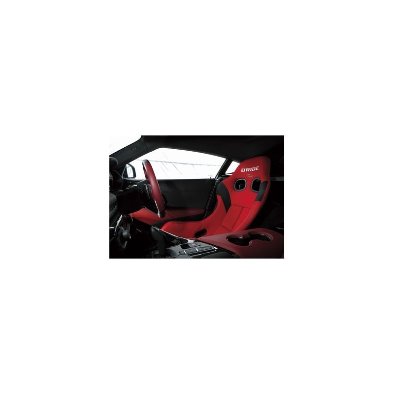 Bride ZETA IV Bucket Seat, Red, FRP (HA1BSF)