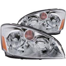 Load image into Gallery viewer, ANZO USA 2005-2006 Nissan Altima Crystal Headlights Chrome (121294)