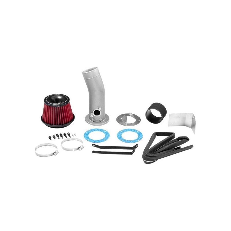 APEXiÂ® Power Metal Polished Short Ram Air Intake System with Red Filter (507-F006)