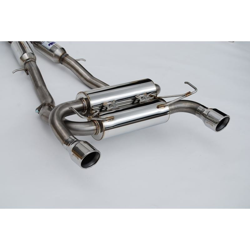 Invidia 70mm Gemini Cat Back Exhaust - Single Layer Black Tip for 2022+ Nissan Z (HS22N4Z7GM1SBL)