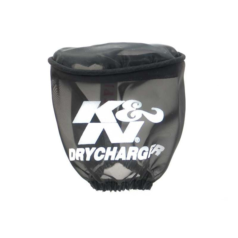 K&N DryCharger Air Filter Wrap - Oval Straight - Black (RC-1820DK)