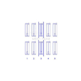 King Engine Bearings Main Bearing Set for 1982-1986 Oldsmobile Firenza (MB5179AM)