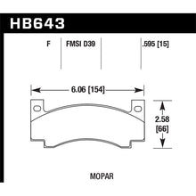 Load image into Gallery viewer, Hawk Performance HPS Brake Pads (HB643F.595)