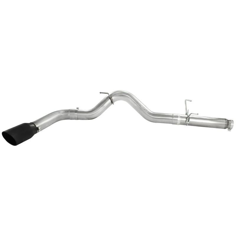 aFe ATLAS 5 IN Aluminized Steel DPF-Back Exhaust System w/Black Tip (49-02016-B)