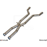 GTHAUS Section 1 L.X. Pipe Titanium for 2008-2012 BMW M3(BM0504004)