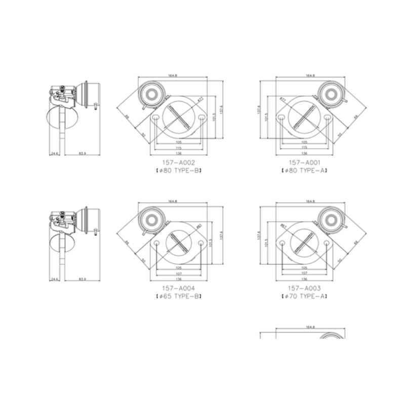 Apexi Active ECV Exhaust Control Valve A-Type (157-A001)