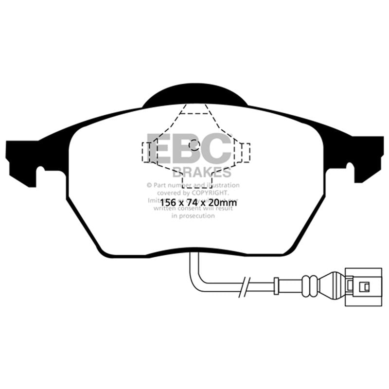 EBC Greenstuff 2000 Series Sport Brake Pads (DP21330)