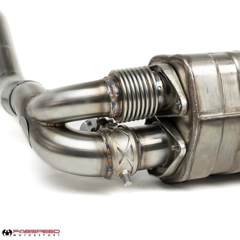 Fabspeed 981 Cayman GT4/Spyder Valvetronic GT3 Muffler Conversion Kit (FS.POR.981GT4.GT3CKP)