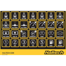 Load image into Gallery viewer, Haltech Keypad Label Set (HT-011500)
