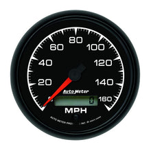 Load image into Gallery viewer, AutoMeter ES 85.7mm In-Dash Speedometer Elec. Programmable 160mph Gauge (5988)