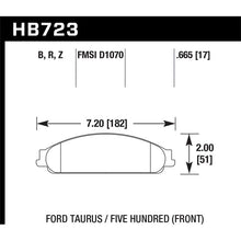 Load image into Gallery viewer, Hawk Performance HPS 5.0 Brake Pads (HB723B.665)