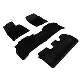 3D Maxpider KAGU Floor Mat, BLACK, 1ST ROW/2ND ROW/3RD ROW (L1TY14401509)