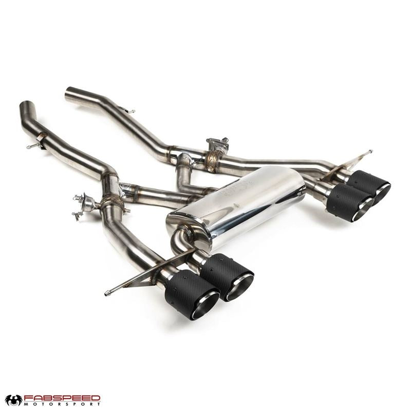 Fabspeed BMW M3/M4 (G80/G82) Turbo Back Exhaust Package (21+) (FS.BMW.G8X.PKGP)