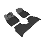 3D Maxpider KAGU Floor Mat, BLACK, 1ST ROW/2ND ROW (L1VW11901509)