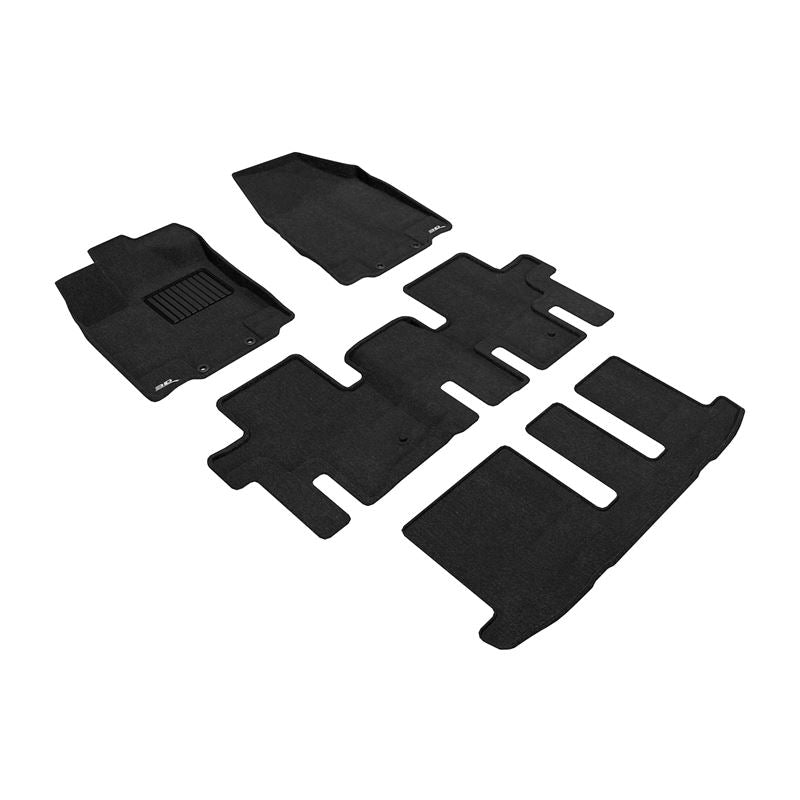 3D Maxpider ELEGANT Floor Mat, BLACK, 1ST ROW/2ND ROW/3RD ROW (L1IN02904709)