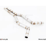 GTHAUS SR Mid Resonator Delete Pipe Stainless for 2011-2014 Mercedes-Benz CLS63 AMG(ME1213001)