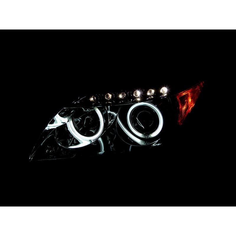 ANZO USA 2005-2010 Scion Tc Projector Headlights w/ Halo Chrome (CCFL) (121120)