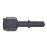 DeatschWerks 6AN Female Flare Swivel to 5/16in Male EFI Quick Disconnect - Anodized Matte Black (6-02-0130-B)